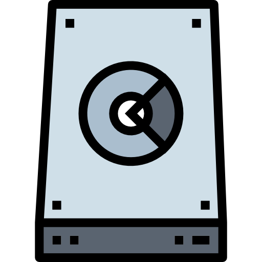 Harddisk Smalllikeart Lineal Color icon