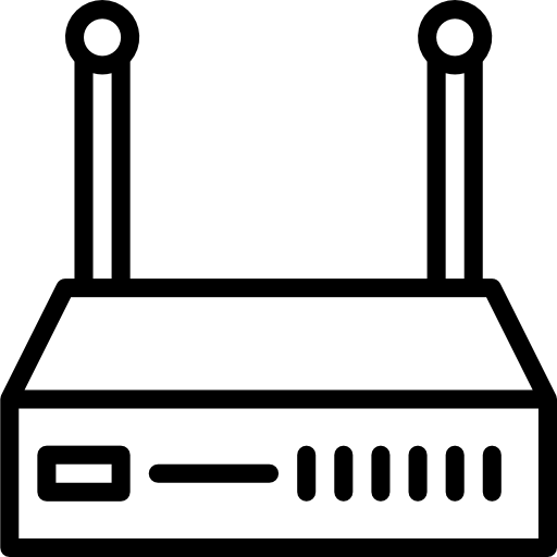 wi-fiルーター Smalllikeart Lineal icon
