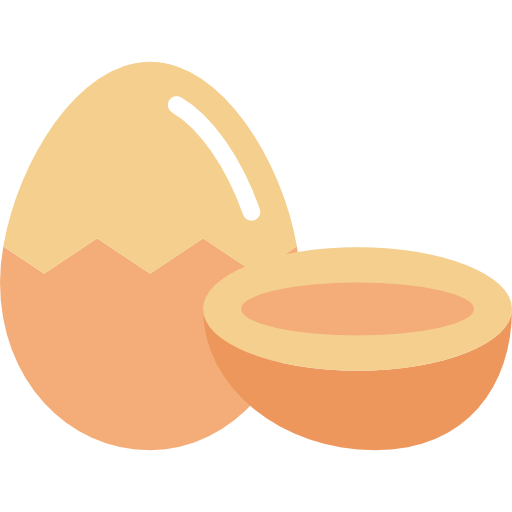 Вареное яйцо Smalllikeart Flat иконка