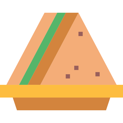 sandwich Smalllikeart Flat icoon