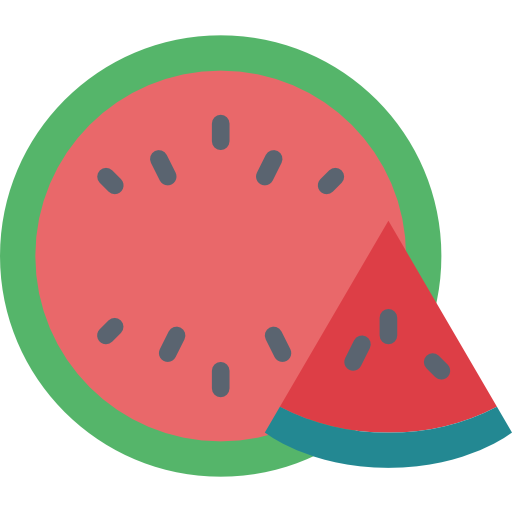 Watermelon Smalllikeart Flat icon