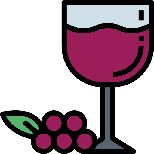 ワイン Smalllikeart Lineal Color icon