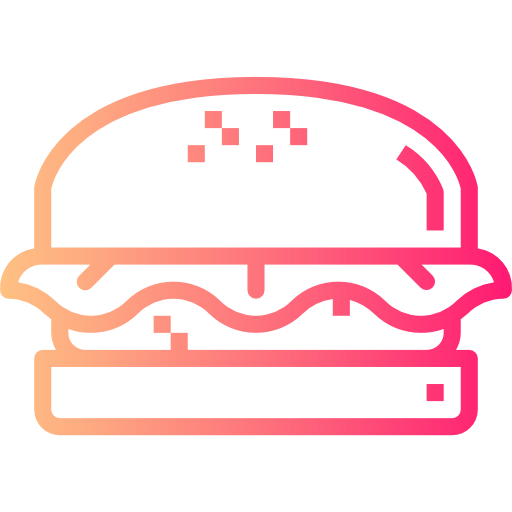 ハンバーガー Smalllikeart Gradient icon