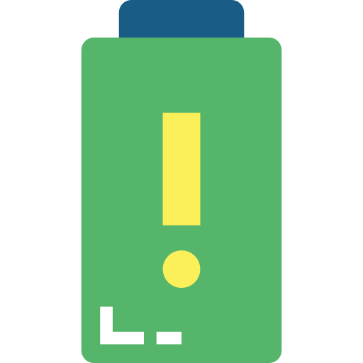 배터리 Smalllikeart Flat icon