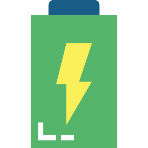 Battery Smalllikeart Flat icon