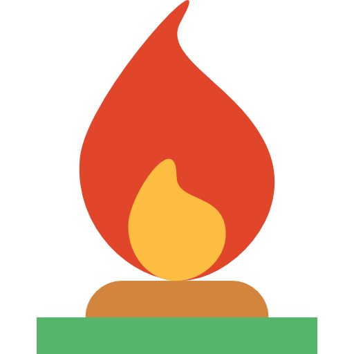 Fire Smalllikeart Flat icon