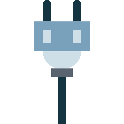 Plug Smalllikeart Flat icon