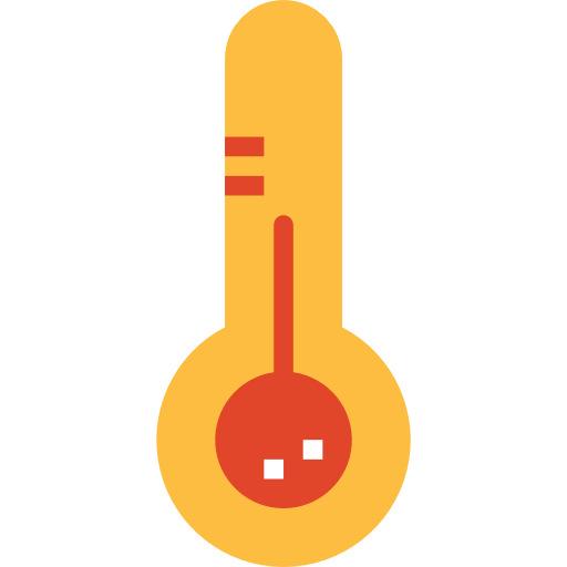 thermometer Smalllikeart Flat icon