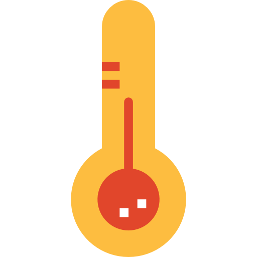 Thermometer Smalllikeart Flat icon