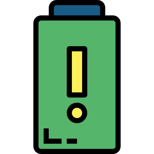 batterie Smalllikeart Lineal Color Icône