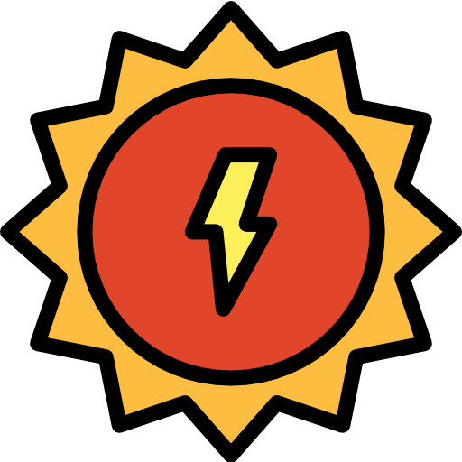 太陽 Smalllikeart Lineal Color icon