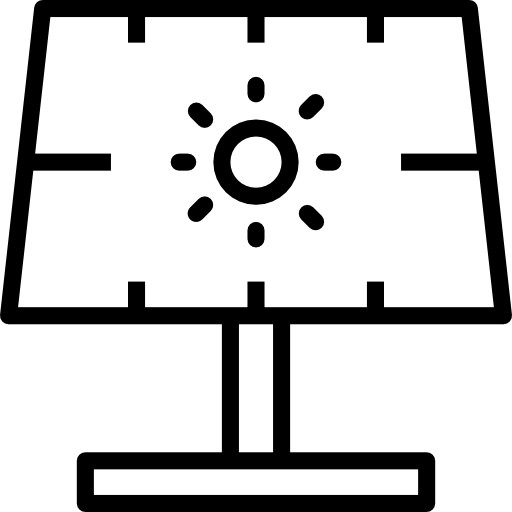 ソーラーパネル Smalllikeart Lineal icon