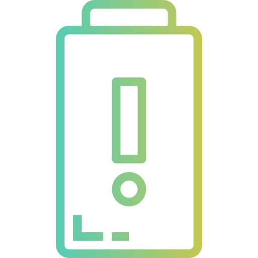 bateria Smalllikeart Gradient ikona