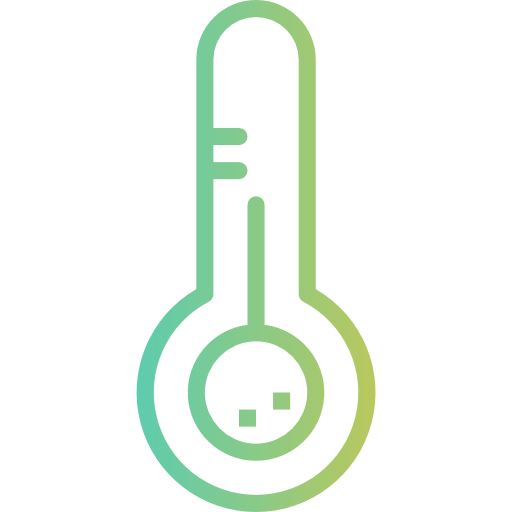 thermometer Smalllikeart Gradient icon