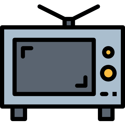 tv Smalllikeart Lineal Color icon