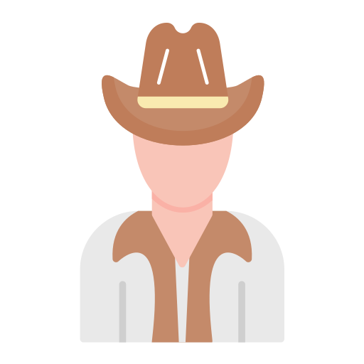 Cowboy Generic color fill icon