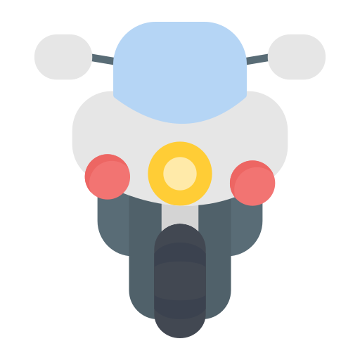 Motorbike Generic color fill icon