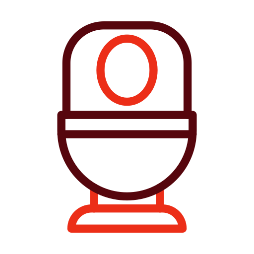 toaleta Generic color outline ikona