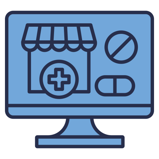 farmacia en línea Generic color lineal-color icono
