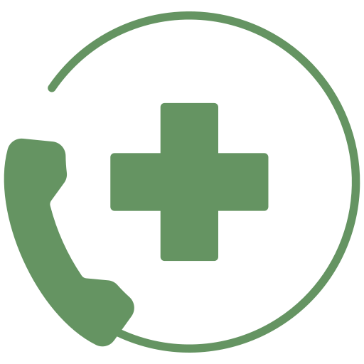 Emergency contact Generic color fill icon