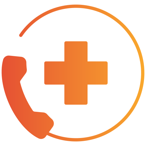 Emergency contact Generic gradient fill icon