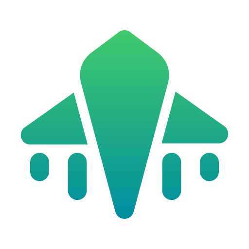 Airplane Generic gradient fill icon