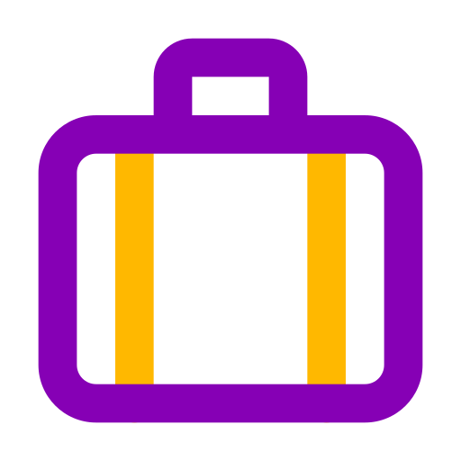bolso de equipaje Generic color outline icono