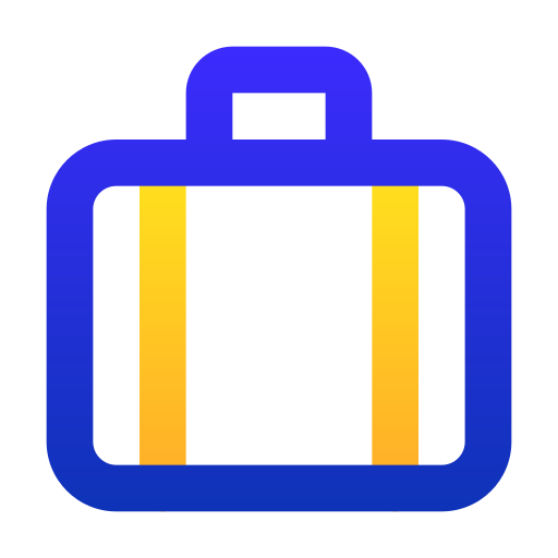 borsa per bagagli Generic gradient outline icona