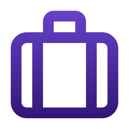 Сумка для багажа Generic gradient outline иконка