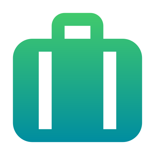 torba na bagaż Generic gradient fill ikona