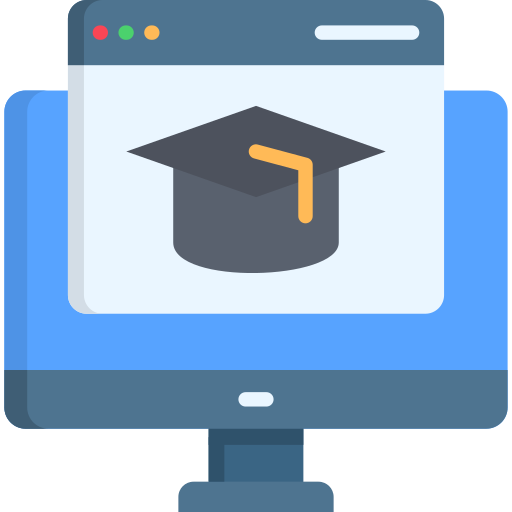 Online learning Generic color fill icon