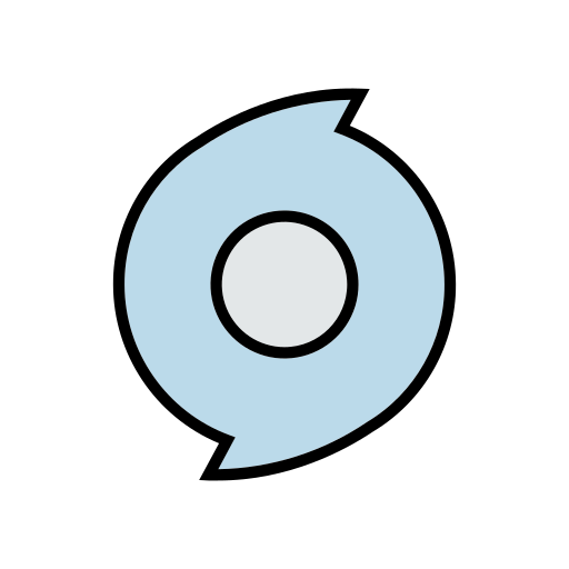 태풍 Generic color lineal-color icon