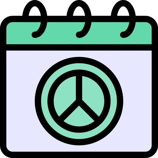 Peace sign Generic color lineal-color icon