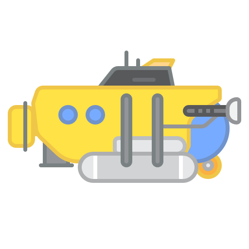 submarino Generic color lineal-color icono