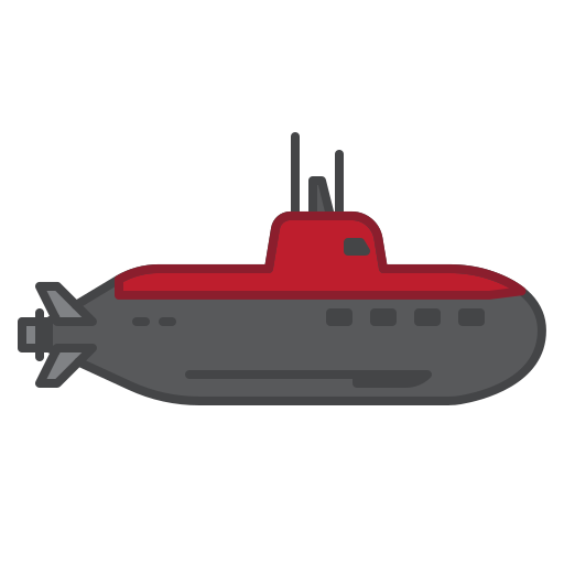 Submarine Generic color lineal-color icon