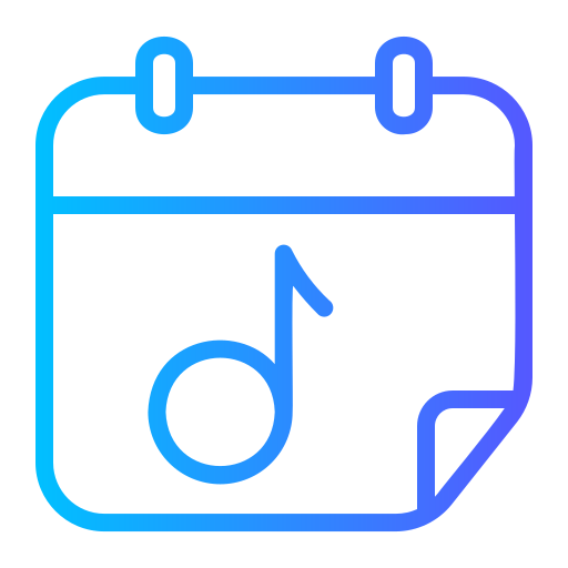 Concert Generic gradient outline icon