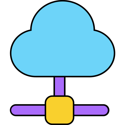 serveur cloud Generic color lineal-color Icône