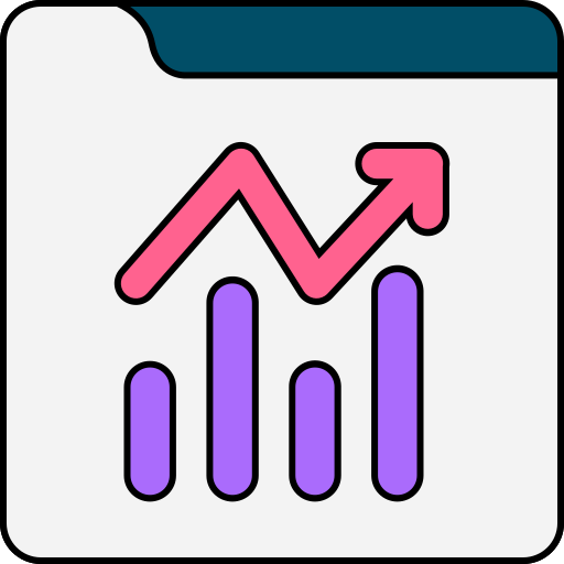statistiek Generic color lineal-color icoon