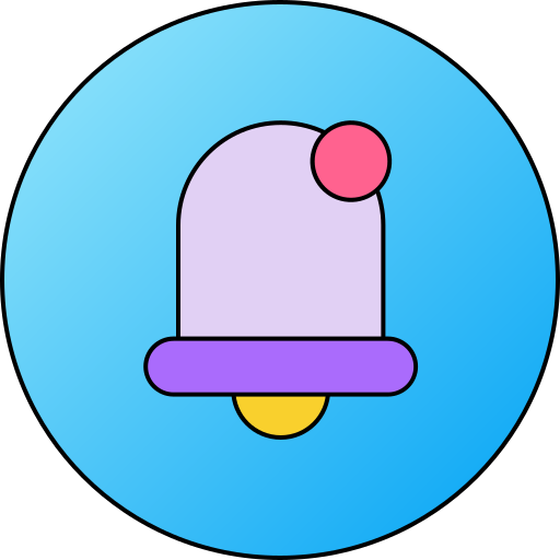 dzwonek powiadamiający Generic gradient lineal-color ikona