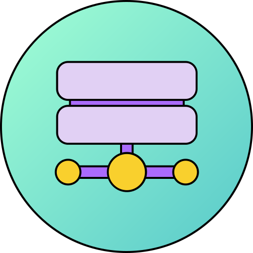 Server Generic gradient lineal-color icon