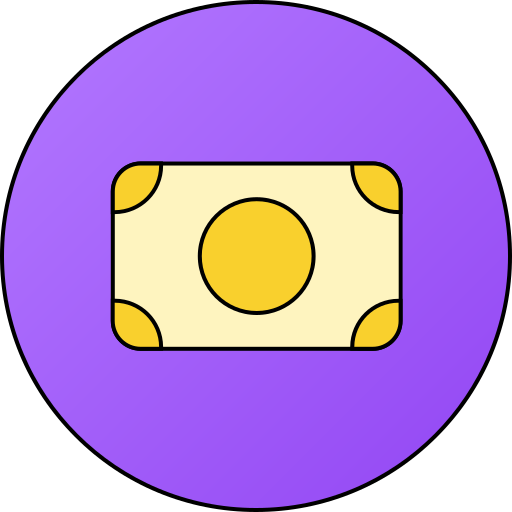 gotówka Generic gradient lineal-color ikona