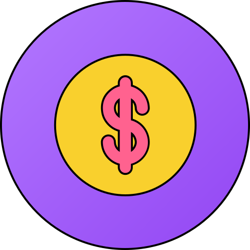 dólar Generic gradient lineal-color Ícone
