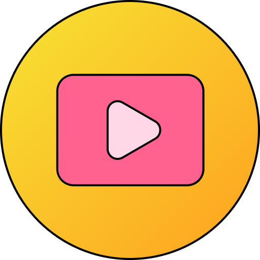 reproductor de video Generic gradient lineal-color icono