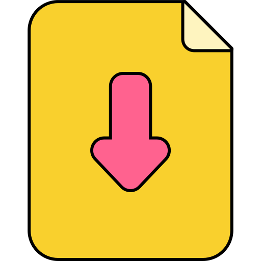 파일 다운로드 Generic color lineal-color icon