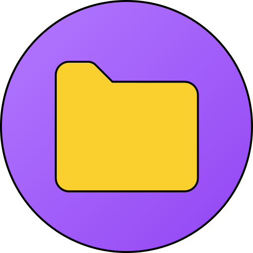 ordner Generic gradient lineal-color icon