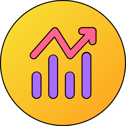 statystyczny Generic gradient lineal-color ikona