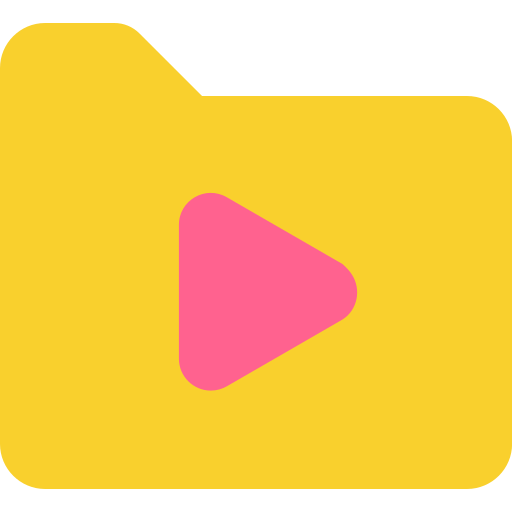 Video Generic color fill icon