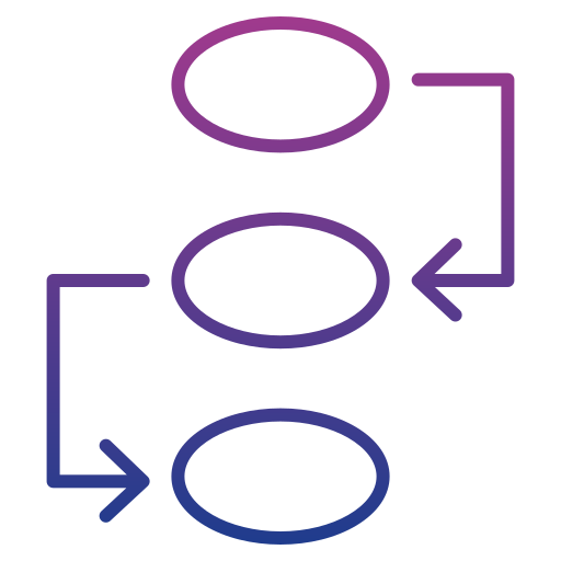Workflow Generic gradient outline icon
