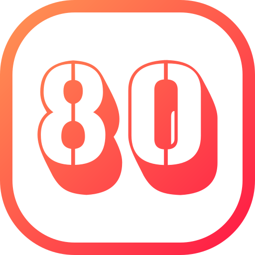 80 Generic gradient fill icoon
