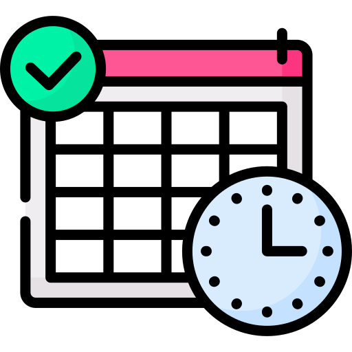 Scheduling Special Lineal color icon